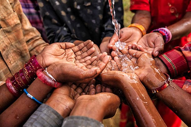 Point d'eau potable au Sénégal